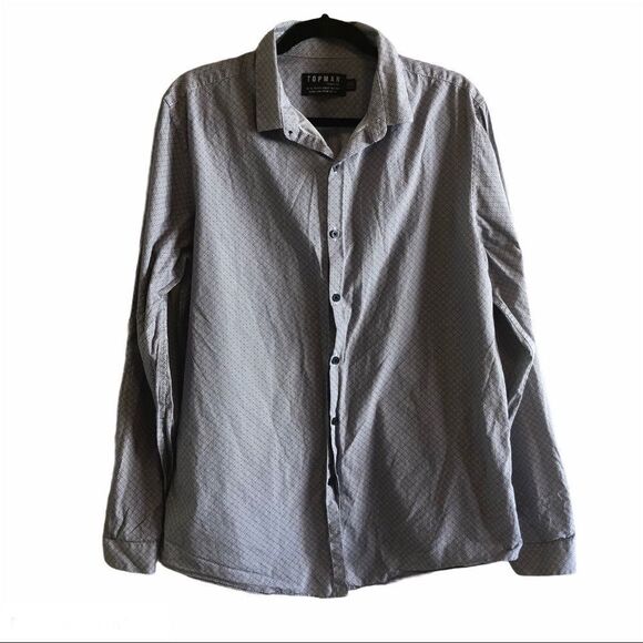 Topman Cotton Button Down Shirt XL - Picture 1 of 5